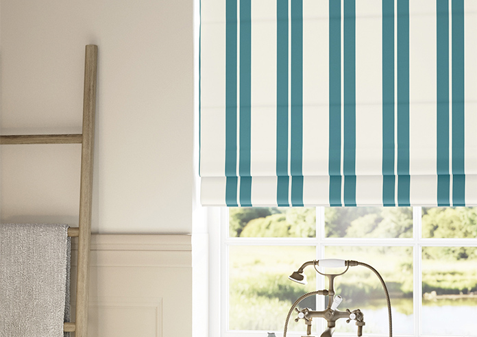The British Stripe Co. Edward, Blackpool No.1 - Twist&Fit Roman Blind - Image 5